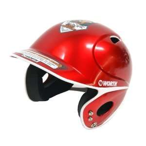  Worth Toxic Low Profile Baseball Batting Helmet Sports 