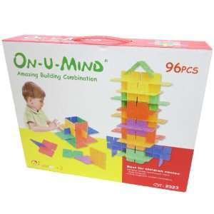   Tower Construction Blocks Game, 96 Pieces   For Young Children Toys