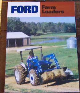 Vintage Ford Tractor Farm Loaders Brochure  