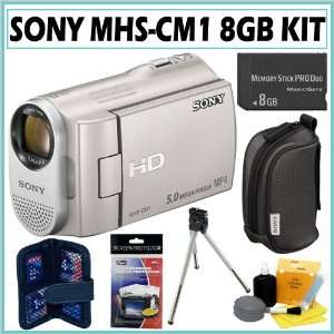  Sony MHS CM1 Webbie HD Camera and Camcorder in Silver 