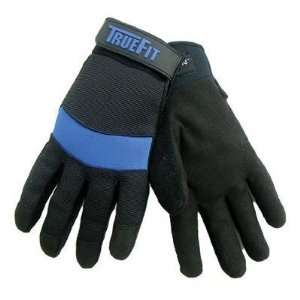  Black And Blue TrueFit Nylon Spandex Cold Weather Gloves 