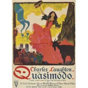   Poster French B 27x40 Charles Laughton Maureen OHara