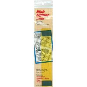  Magnetic High Lighter Guide 6x1 1/Pkg Yellow