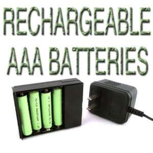 Nicad 4 Rechargeable Aaa Airsoft Aeg Battery N Charger  