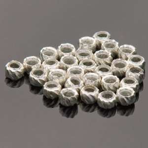  Silver Colored Crimp Beads 2.5mm   Pack of 1 ounce Arts 