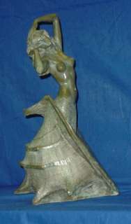 Nouveau Mermaid Bronze Sculpture by James Siebert  