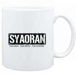  Mug White  Syaoran  THE MAN   THE MYTH   THE LEGEND 
