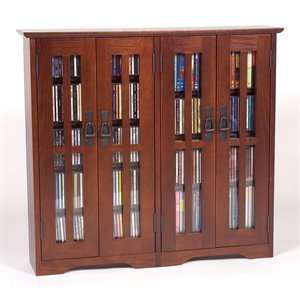  Leslie Dame M 380W Mission Style Glass Mounted Cabinet 
