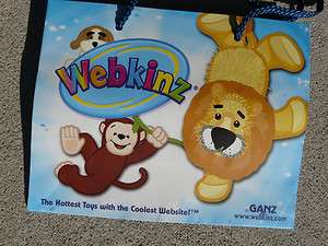 New lot of 5 Webkinz Gift Bags   Great Deal  