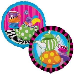  Topsy Turvy Tea Party Foil Balloon Party Supplies Toys 