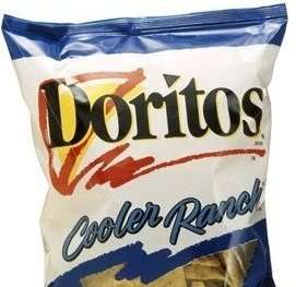 Retro DORITOS SHIRT tortilla chips logo nacho food 90s  