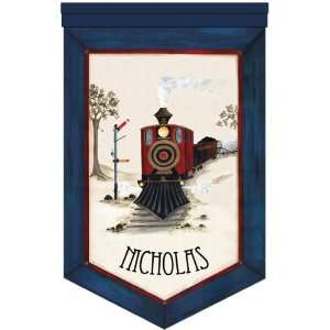  Vintage Steam Train Wall Hanging