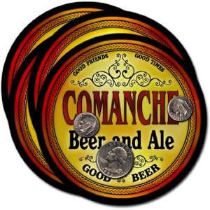  Comanche , CO Beer & Ale Coasters   4pk 