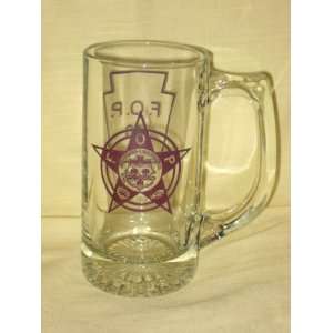   Fraternal Order of Police   Glass Drinking Beer Mug 