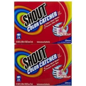  Shout Color Catcher Washer Sheets, 24 ct 2 ct (Quantity of 
