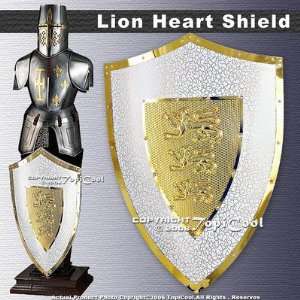  Medieval Knight Crusader the Lionheart Shield Armor New 