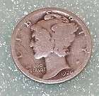 1926 MERCURY HEAD Dime 10 Ten Cents Silver Coin
