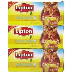 Lipton Black Tea Bags, 24 ct, 3 pk  Grocery & Gourmet Food