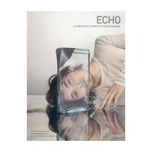 ECHO By Davidoff For Men EAU DE TOILETTE SPRAY 3.4 OZ & AFTER SHAVE 