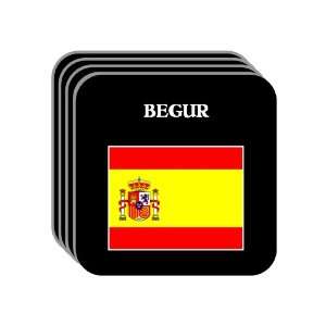  Spain [Espana]   BEGUR Set of 4 Mini Mousepad Coasters 