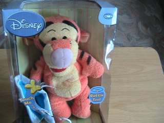 Disneys Winnie the Pooh Tigger Rattle Baby Blanket  