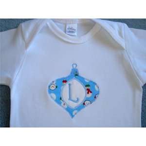 Personalized Onesie Ornament Applique 