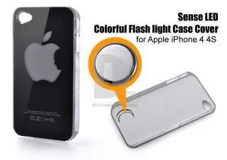   LED Flash light Back Case Cover for Apple iPhone 4 4G 4S  