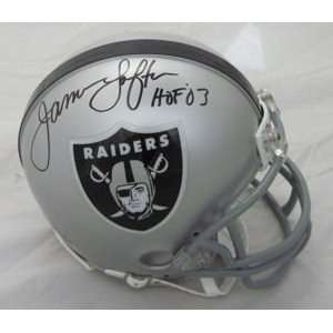  James Lofton Autographed Oakland Raiders Mini Helmet 