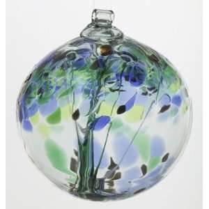 Art Glass   Tree of Encouragement ORNAMENT   WITCH BALL   Old English 