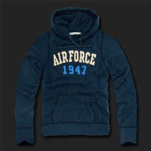  AIRFORCE 1947 NAVY MILITARY FLEECE PULLOVER HOODIES SIZE 