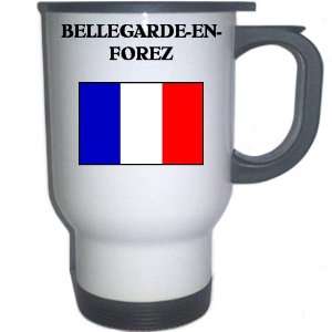  France   BELLEGARDE EN FOREZ White Stainless Steel Mug 