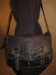   Leather Medium Satchel Field Bag Cross Body Messenger Simple  