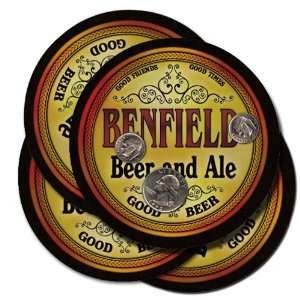  BENFIELD Family Name Beer & Ale Coasters 