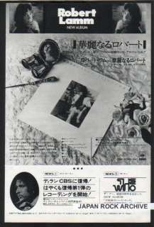 1974 ROBERT LAMM Skinny Boy JAPAN lp PROMO AD Chicago  