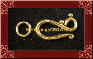 50sets Antiqued gold Hook & RING toggle clasps FC1277  