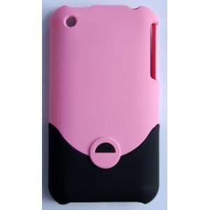 KingCase iPhone 3G & 3GS Rubberized Slim Slider Case (Light Pink 