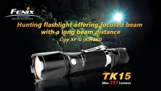 Fenix TK15 R5 337 Lumen LED Flashlight Torch Outdoor Light Lamp  