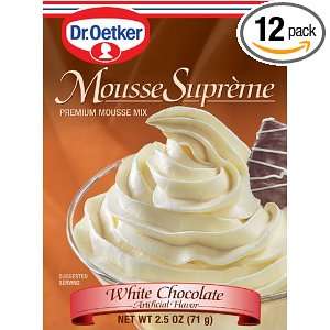 Mousse Supreme White Chocolate (Oetker White Chocolate Mousse), 2.5 