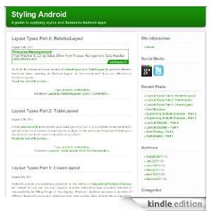 Styling Android Kindle Store Mark Allison
