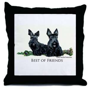  Best Friends Pets Throw Pillow by  Everything 