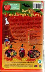 BARNEYS HALLOWEEN PARTY VHS VIDEO  