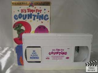 Barney   Its Time For Counting VHS Barney the Dinosaur 045986020222 