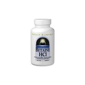  Betaine HCL 650 mg 180 Tablets by Source Naturals Health 