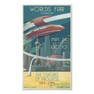  Worlds Fair Shanghai Posters