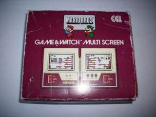NINTENDO GAME AND WATCH MARIO BROS WITH BOXED RETRO VINTAGE LCD LSI 