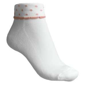 ECCO Cushioned Rollover Anklet Golf Socks   Pima Cotton (For Women 