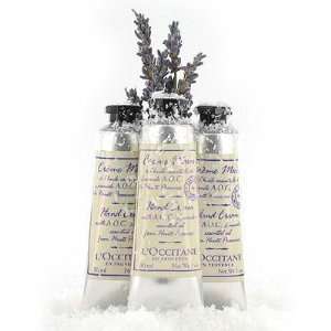  Loccitane Lavender Hand Cream Trio 30ml x 3 Beauty