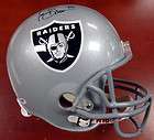 TIM BROWN AUTOGRAPHED SIGNED OAKLAND RAIDERS FULL SIZE REPLICA HELMET 