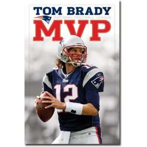  New England Patriots Tom Brady MVP Sports Poster Print 