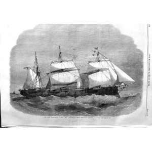  1862 IRON CLAD FLEET SHIP STEAM FRIGATE DEFENCE